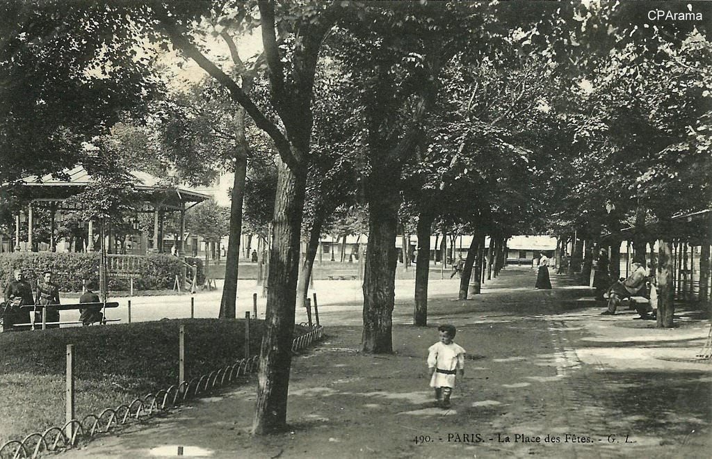 PARIS - La Place des Fêtes - Editeur : G.I. n°490.